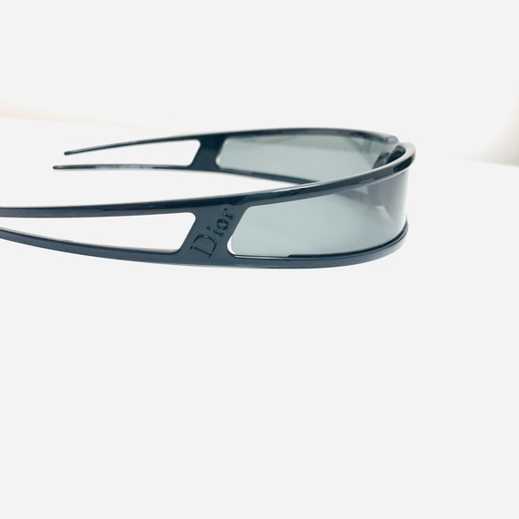 RARE🖤DIOR Bandage 1 black Y2K authentic sunglasses - Picture 8 of 14